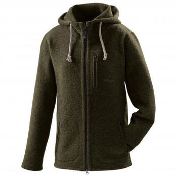 Mufflon Bob Wolljacke schwarz oliv