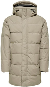 Only & Sons Onscarl Life Long Quilted Coat Otw Noos (22020156) desert taupe