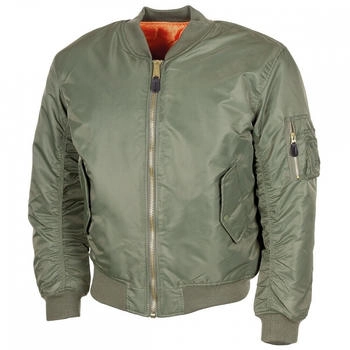 Max Fuchs MA1 Bomberjacke oliv schwarz