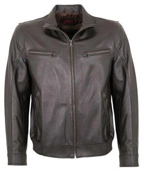 Maddox Lederjacke Blouson Lammnappa dunkelbraun