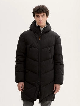 Tom Tailor Denim Denim Wintermantel Wasserabweisender Pufferparka schwarz