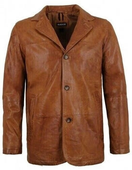 Maddox Lederjacke Sakko Lammnappa cognac