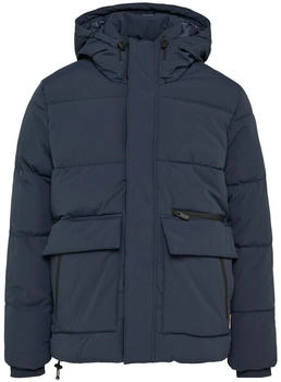 S.Oliver Gesteppte Winterjacke Kapuze und Innenkragen blau