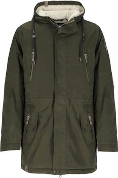 Blue Wave Funktionsparka Jacke Kuddel oliv
