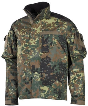Max Fuchs Kampfjacke Einsatz kurz flecktarn
