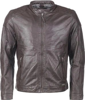MUSTANG Lederjacke Max dunkelbraun