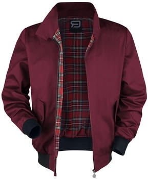R.E.D. by EMP Bomberjacke Stehkragen bordeaux