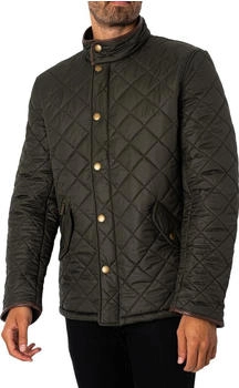 Barbour Powell Guilted Jacke grün