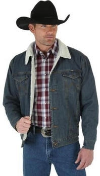 Wrangler 74256Rt Jeansjacke denim rustic sherpa