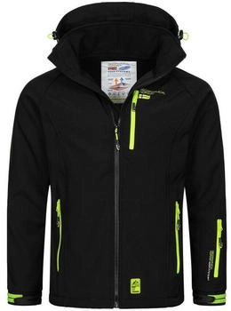 Geographical Norway Softshell Jacke Windbreaker &Uuml;berbergangsjacke Regen Production H-H schwarz