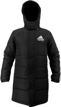 Adidas Combat Sports Winter-Parka-Mantel lang schwarz
