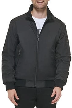 Calvin Klein Sherpa-gefütterte Softshelljacke Kapuze schwarz
