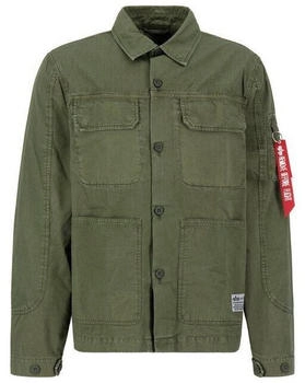 Alpha Industries Color Block Overshirt dark oliv olive