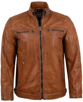 Maddox Lederjacke Lammnappa cognac antik