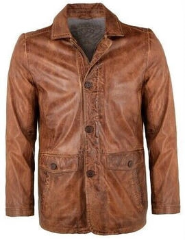 Maddox Echtleder Lederjacke Lammnappa cognac