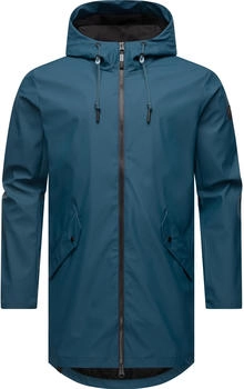 Ragwear Jacke 'Sanwoy' cyanblau schwarz