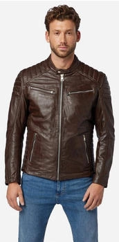 Ricano Lederjacke Cooper hochwertiges Lammleder braun
