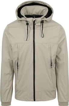 No Excess Jacke Halblang Kapuze beige