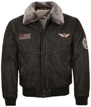 Maddox Lederjacke dunkelbraun