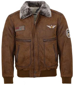 Maddox Lederjacke cognac