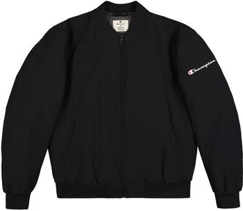 Champion Bomberjacke Label-Print schwarz