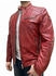 Milestone Lederblouson aus Lammnappa Leder rot