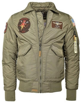 TOP GUN Bomberjacke TG20214004 Herren olive