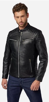 Ricano Lederjacke Cooper hochwertiges Lamm Leder schwarz