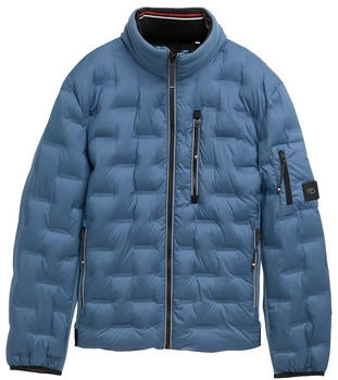 Tom Tailor Hybrid Lightweight Steppjacke mit Kapuze im Stehkragen mystical blue (1044092_36985)