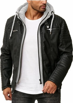 Redbridge Kunst-Lederjacke schwarz Air