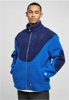 Starter Sherpa Fleece Jacke schwarz