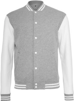 Build Your Brand Sweat College Jacke Set- Kontrast