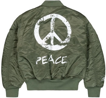 Alpha Industries MA-1 Peace Bomberjacke (156136-01) olivgrün Alpha Industries MA-1 Peace Bomberjacke (156136-01) olivgrün