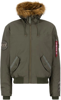 Alpha Industries Arctic Guardians Bomber Jacket (148129) dark olive Alpha Industries Arctic Guardians Bomber Jacket (148129) dark olive