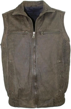 Maddox Lederweste braun antik