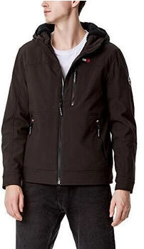 Tommy Hilfiger Soft Shell Sherpa Lined Performance Jacke schwarz tech