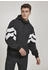 Urban Classics Crinkle Panel Track Jacket schwarz weiß