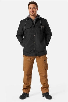 Dickies Hemdjacke Fleecekapuze schwarz