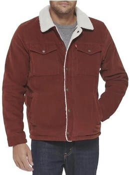 Levi's Cord Sherpa Trucker Jacke rost