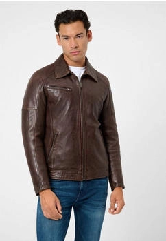 Ricano Lederjacke Claude dunkelbraun schwarz