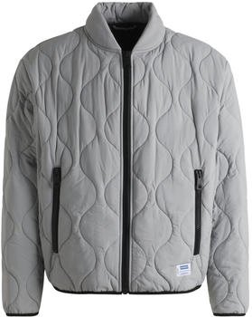 HUGO Wasserabweisende Steppjacke mit Logo-Badge - Style Boho2421 50510242 Hellgrau