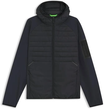 Hugo Boss Wasserabweisende Jacke mit Reißverschlusstasche am Ärmel - Style J_Urbanex Hybrid HD 50541032 Dunkelblau
