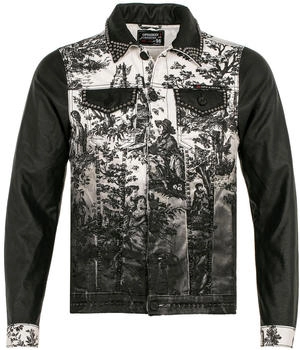 Cipo & Baxx Übergangsjacke 'HARVESTED' schwarz