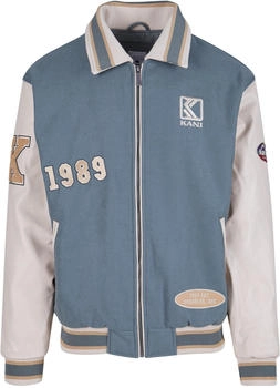Karl Kani Jacke camel hellbeige rauchblau schwarz