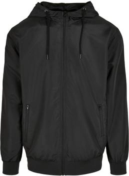 Build Your Brand BY151-Recycled Windrunner Jacke schwarz