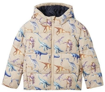 Tom Tailor Puffer Jacke Allover Print beige multicolor dino print