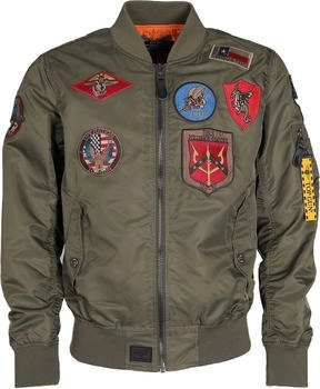 TOP GUN Bomberjacke TG2024001 oliv