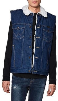 Wrangler Sherpa-Futter Denim Weste denim sherpa