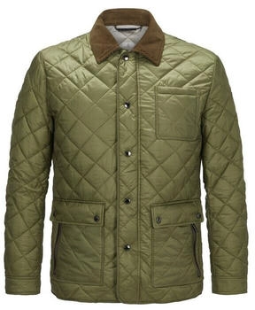 Milestone Steppjacke Herren Mikrofaser grün
