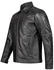 Rock Creek Lederjacke H-289 schwarz